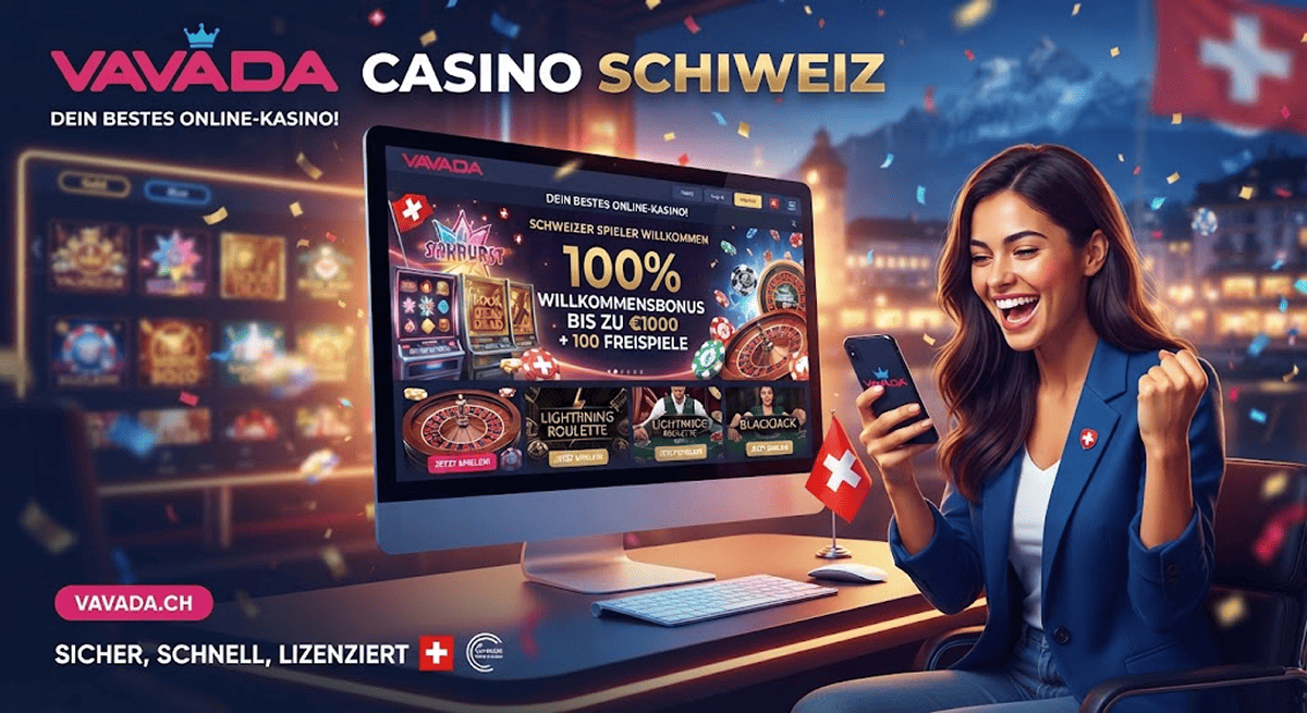 Hol dir 100 Freispiele im Vavada Casino CH